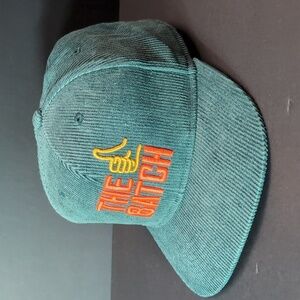 The Batch Men's Green Corduroy Snapback Hat.